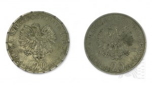 People's Republic of Poland - Two 10 zloty coins, Marceli Nowotko