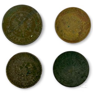 Russian Empire, 19th/20th century. - Three Coins 1 Copy, Coin 2 Copy
