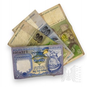 Foreign Coins and Banknote Singapore - Czechoslovakia, Peru, Bani