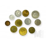 Foreign Coins and Banknote Singapore - Czechoslovakia, Peru, Bani