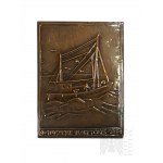 PRL, Warsaw, 1985. - Plastic relief Baltic Coast 