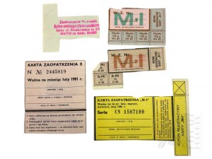 People's Republic of Poland - Large Collection of Food and Household Goods Cards