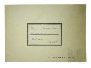 People's Republic of Poland, 1950s - A5 Notebook, 16 Sheets