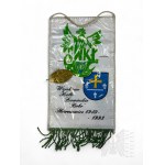 PRL - Pennant of 70 Years of the Polish Hunting Association.