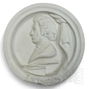 Plaster poster of Frederic Chopin