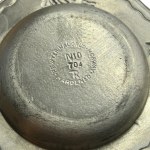 Fish, Frogs and Crayfish (But Where Frogs?) - Two Metal Saucers