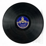 II RP, 1939. - Shellac 10" disc, "Odeon" Dance Orchestra Under Dir. J Gert Refrain Sung by Janusz Poplawski - Habanera / Joanno (Odeon - O 271514)