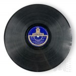 II RP, 1939. - Shellac 10" disc, "Odeon" Dance Orchestra Under Dir. J Gert Refrain Sung by Janusz Poplawski - Habanera / Joanno (Odeon - O 271514)