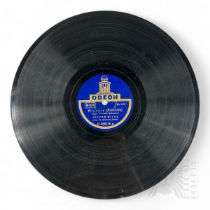 II RP, 1938 r. - Płyta Szelakowa Stefan Witas i Orkiestra „Odeon” - Miguela / Chłopcy Na Nas Już Czas (Odeon O 288126)