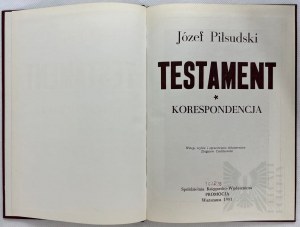 1991 r. - Kniha Józefa Piłsudského 
