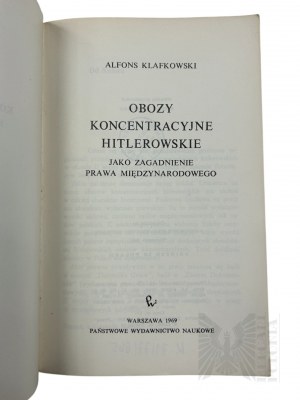 Polská lidová republika, 1968. - Kniha Alfonse Klafkowského 