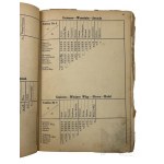 PRL, 1945 r. - Książka “Tymczasowy Wykaz Odległości Taryfowych Dla Ruchu Osobowego, Bagażowego i Ekspresowego” Poznań : Drukarnia Państwowa Nr 1