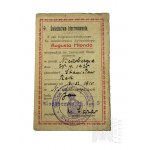 II RP, 1925. - Certificate of Confirmation from the Hands of August Hlondel, Niedobczyce Parish.