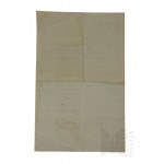 1916, Piotrkow - Printed Invitation for pp. Plucinski, Meeting with Bp. Władysław Bandurski