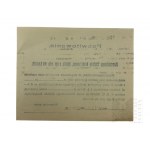 II RP - Receipt To Powszechny Zakład Kredytowy, SpółdzielniaZ O. O. in Lviv