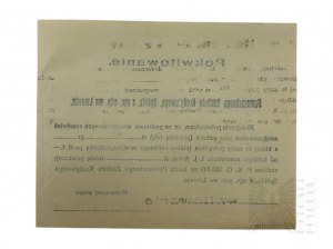 II RP - potvrzení o přijetí univerzálního úvěru, CooperativeZ O. O. ve Lvově
