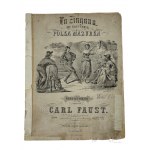 Circa 1900, London/Wrocław - Carl Faust, Notes for the Piece "La Zingana (Die Zigeunerin) : Polka Mazurka Für Pianoforte : Op. 104"; Published by Julius Hainauer : Cocks & Cie