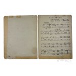 Circa 1900, London/Wrocław - Carl Faust, Notes for the Piece "La Zingana (Die Zigeunerin) : Polka Mazurka Für Pianoforte : Op. 104"; Published by Julius Hainauer : Cocks & Cie