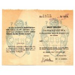 1914, Lviv - Annual Ticket of the Society of Friends of Fine Arts in Lviv