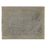 Post. XX century, Warsaw - Document of the Name of the Participant of the First General Meeting of Polish Artists