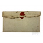 1774, Strzegom - Notarial Document, Letter with Seal