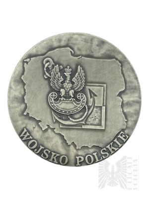 III RP - Warsaw Mint, Minister of National Defense Commemorative Medal, Silver-plated (?).