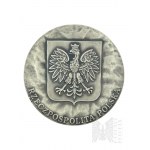 III RP - Warsaw Mint, Minister of National Defense Commemorative Medal, Silver-plated (?).