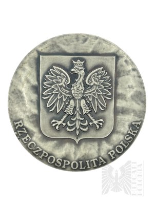 III RP - Warsaw Mint, Minister of National Defense Commemorative Medal, Silver-plated (?).