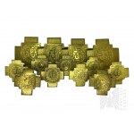 Set of Brass Crosses Poland Fighting