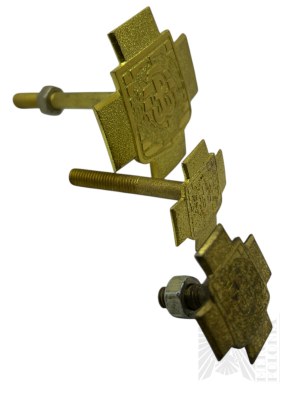 Set of Brass Crosses Poland Fighting