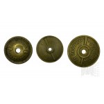 Three Badge Caps, Including the State Mint and M. Purgala (Copy?)
