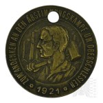 1921 r. - Medal For the Commemoration of the Referendum in Lower Silesia (Zum Andenken An Den Abstimmungskampf Um Oberschlesien), Copy(?).