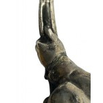 Figure en métal d'un carabinier sur un piédestal - Skytteringens Hederspris, G.AB.N.S..