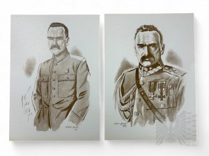 République populaire de Pologne, 1988. - Collection d'estampes de Józef Piłsudski, dessin de Henryk Gecow - 70e anniversaire du recouvrement de l'indépendance.