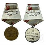 USSR - "For the Defense of Stalingrad" Medal and "Veteran of Labor" Medal.