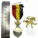 Belgium Medal for Meritorious Service to Industry and Military Lion of the Belgian Army.