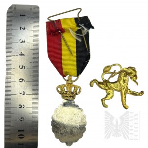Belgium Medal for Meritorious Service to Industry and Military Lion of the Belgian Army.