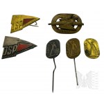 PRL - Badge Set: Three OSO Defense Fitness Badges, Military Physical Fitness Badge, Two Youth Fire Team Badges.