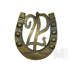 Insigne de la Seconde République de Pologne, 2e régiment de tirailleurs à cheval - COPIE
