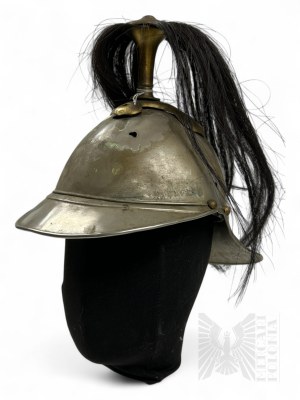 Itálie, druhá polovina 19. století (?) - Bersalierská přilba typu Pickelhaube.