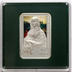 Andorra 10 Diners 2008 MW Leonardo da Vinci