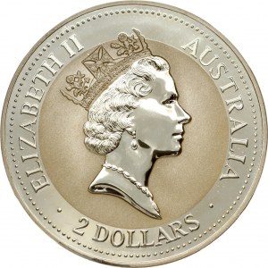 Australia 2 Dollars 1995 Australian Kookaburra