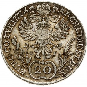 Austria 20 Kreuzer 1777 A IC-FA