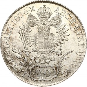 Austria 20 Kreuzer 1804 B