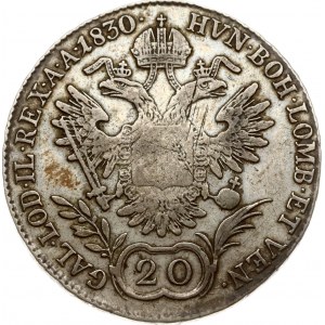 Austria 20 Kreuzer 1830 B