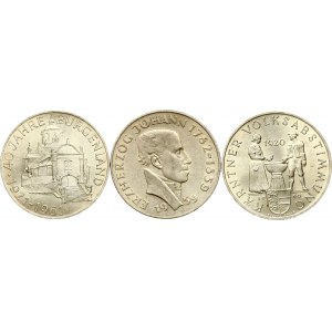 Austria 25 Schilling 1959-1961 Lot of 3 coins