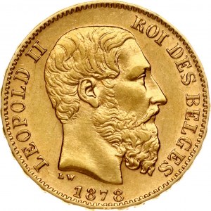 Belgique 20 Francs 1878