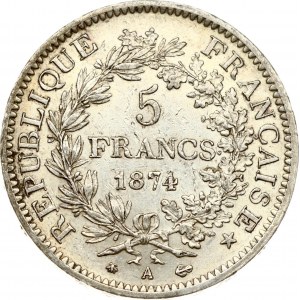 France 5 Francs 1874 A