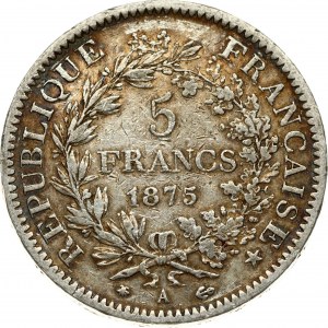 Frankreich 5 Francs 1875A