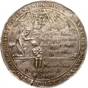 Germany Saxe-New-Gotha Taler 1670 Baptism